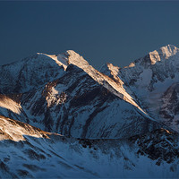Buy canvas prints of Alpine sunset by Thomas Schaeffer