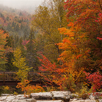 Buy canvas prints of Rocky Gorge at Kancamagus Highway by Thomas Schaeffer