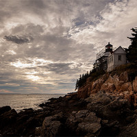 Buy canvas prints of Bass Harbor Sunset by Thomas Schaeffer