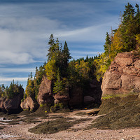Buy canvas prints of Hopewell Rocks by Thomas Schaeffer