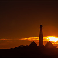 Buy canvas prints of Lighthouse of  Westerhever by Thomas Schaeffer