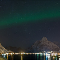 Buy canvas prints of Northern lights over Reine by Thomas Schaeffer