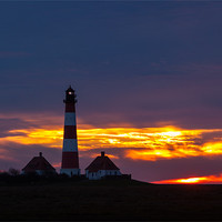 Buy canvas prints of Lighthouse of Westerhever by Thomas Schaeffer
