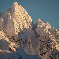 Buy canvas prints of Snow mountain by Thomas Schaeffer