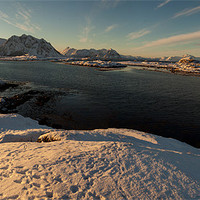 Buy canvas prints of Morning at the Fjord by Thomas Schaeffer