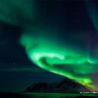 Buy canvas prints of Northern lights over Flakstad by Thomas Schaeffer