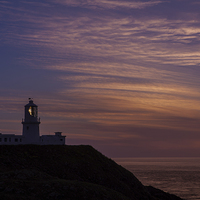 Buy canvas prints of Sunset at Strumble Head Lighthouse by Thomas Schaeffer