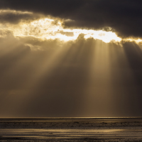 Buy canvas prints of Lights over north sea by Thomas Schaeffer