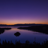 Buy canvas prints of Sunrise at Emerald Bay by Thomas Schaeffer