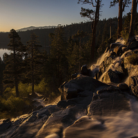 Buy canvas prints of Sunrise at Emerald Bay by Thomas Schaeffer