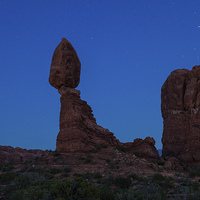 Buy canvas prints of Blue hour @ Balanced Rock by Thomas Schaeffer