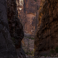 Buy canvas prints of The Narrows, Zion NP by Thomas Schaeffer