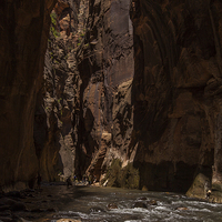 Buy canvas prints of The Narrows, Zion NP by Thomas Schaeffer