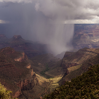 Buy canvas prints of  Thunderstorm over the Canyon by Thomas Schaeffer