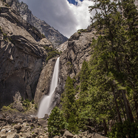 Buy canvas prints of Yosemite Falls by Thomas Schaeffer