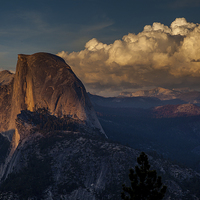 Buy canvas prints of Sunset at Glacier Point by Thomas Schaeffer