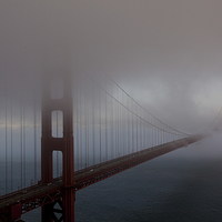 Buy canvas prints of Golden Gate Bridge View from Marin by Thomas Schaeffer