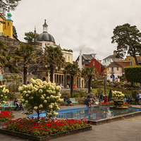 Buy canvas prints of Portmeirion by Thomas Schaeffer
