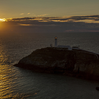 Buy canvas prints of Sunset at South Stack by Thomas Schaeffer