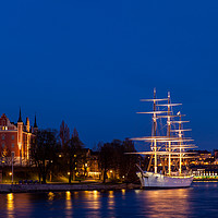 Buy canvas prints of Stockholm blue by Thomas Schaeffer