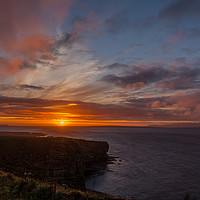 Buy canvas prints of Sunset at John O´Groats by Thomas Schaeffer