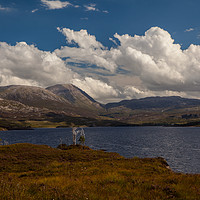Buy canvas prints of Loch Asynth with Ardvreck Castle by Thomas Schaeffer