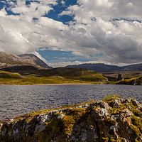 Buy canvas prints of Loch Asynth with Ardvreck Castle by Thomas Schaeffer