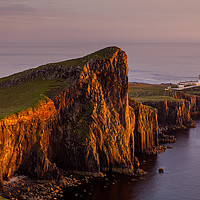 Buy canvas prints of Neist Point @ Sunset by Thomas Schaeffer