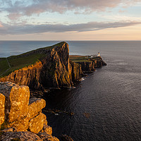 Buy canvas prints of Neist Point Sunset by Thomas Schaeffer
