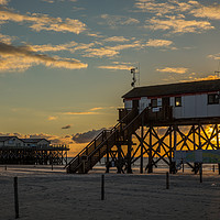 Buy canvas prints of Sunset in Ording by Thomas Schaeffer
