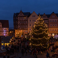 Buy canvas prints of Christmas market by Thomas Schaeffer