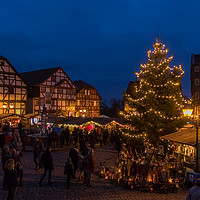 Buy canvas prints of Christmas market by Thomas Schaeffer