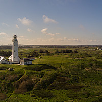 Buy canvas prints of Hirtshals lighthouse by Thomas Schaeffer