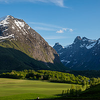 Buy canvas prints of Andalsnes mountains by Thomas Schaeffer