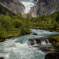 Buy canvas prints of Briksdalsbreen by Thomas Schaeffer
