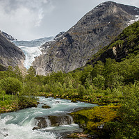 Buy canvas prints of Briksdalsbreen by Thomas Schaeffer