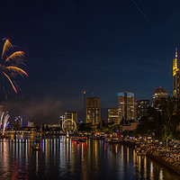 Buy canvas prints of Frankfurt Fireworks by Thomas Schaeffer