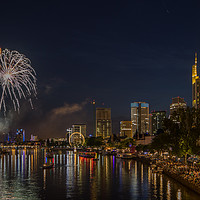Buy canvas prints of Frankfurt Fireworks by Thomas Schaeffer