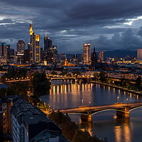 Buy canvas prints of Skyline Frankfurt by Thomas Schaeffer