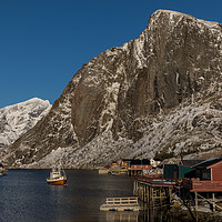 Buy canvas prints of Fjord at Hamnoy by Thomas Schaeffer