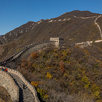 Buy canvas prints of Chinese Wall at Mutianyu by Thomas Schaeffer