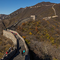 Buy canvas prints of Chinese Wall at Mutianyu by Thomas Schaeffer