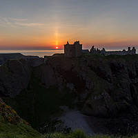 Buy canvas prints of Sunrise at  Dunnottar Castle by Thomas Schaeffer