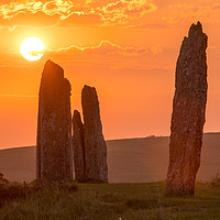 Buy canvas prints of Sunset at the Ring of Brodgar by Thomas Schaeffer