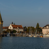 Buy canvas prints of Lindau harbour by Thomas Schaeffer