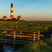 Buy canvas prints of Lighthouse sunrise by Thomas Schaeffer