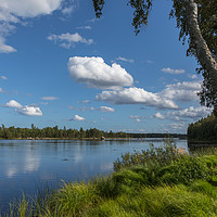 Buy canvas prints of Swedish lake by Thomas Schaeffer