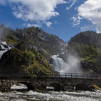Buy canvas prints of Latefoss by Thomas Schaeffer