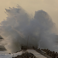 Buy canvas prints of North sea storm by Thomas Schaeffer