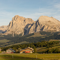 Buy canvas prints of Sunset @ Alpe di Siusi by Thomas Schaeffer